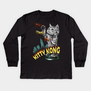 Kitty Kong Kids Long Sleeve T-Shirt